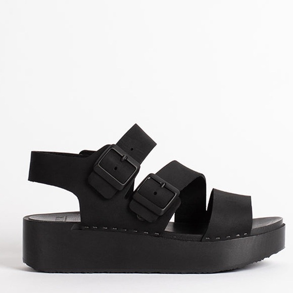 Bryr Shoes - Jesse Monochrome Bryr Sandals - 8/38